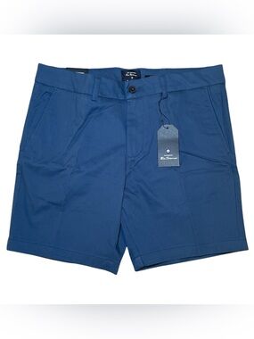 Ben Sherman Men's Medium Blue Flat Front Shorts sz 34